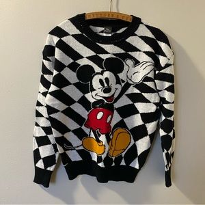 Disney Mickey Mouse 80s 90s Retro Sweater - XS